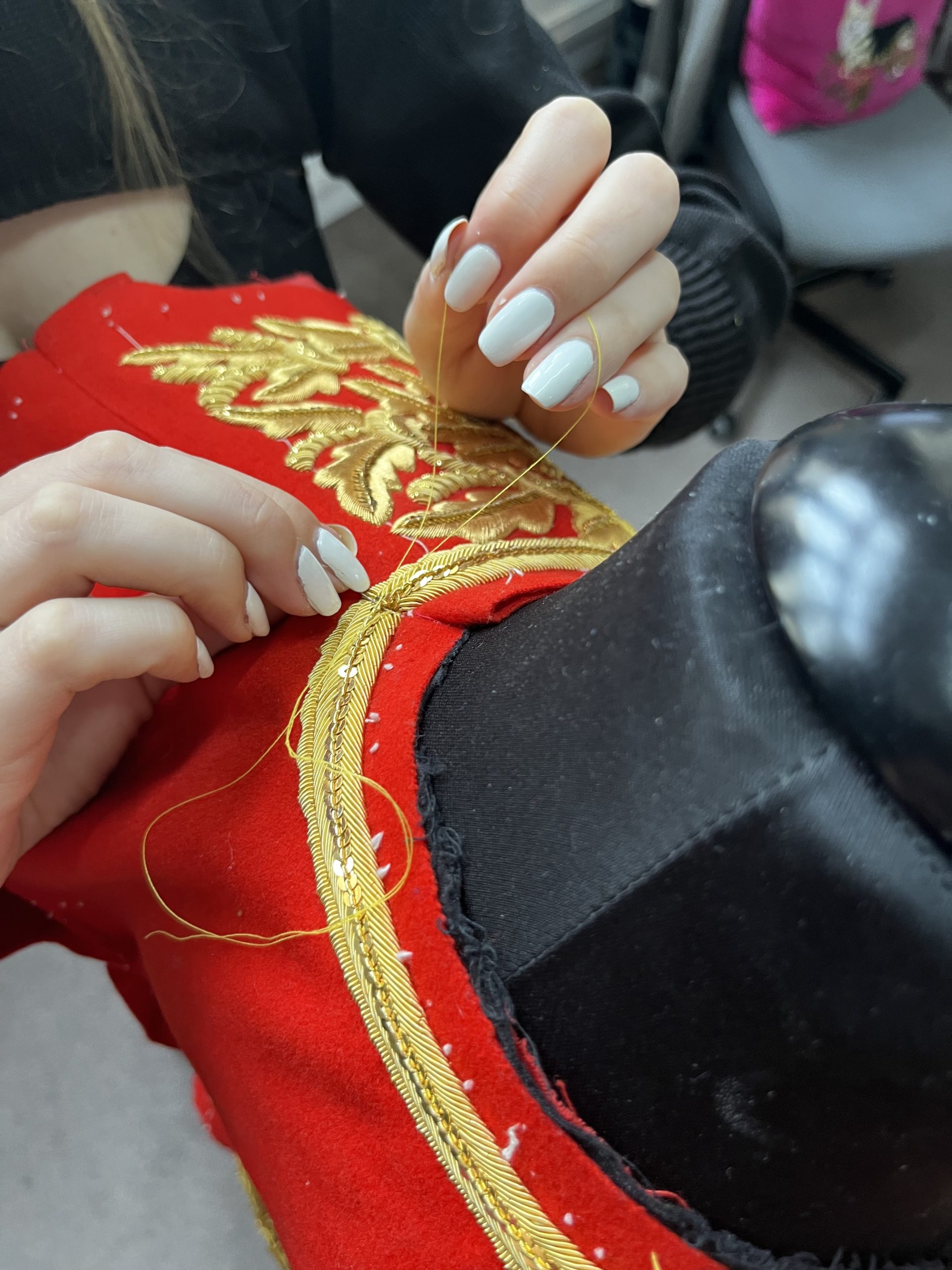 Join us for our Ceremonial Goldwork course and explore the realm of Metal Thread embroidery. 
